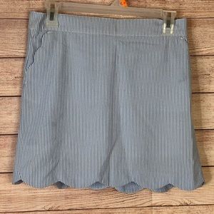 Vineyard Vines‎ Scallop Edge Striped Skort L(14)